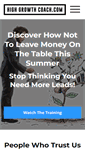 Mobile Screenshot of highgrowthcoach.com